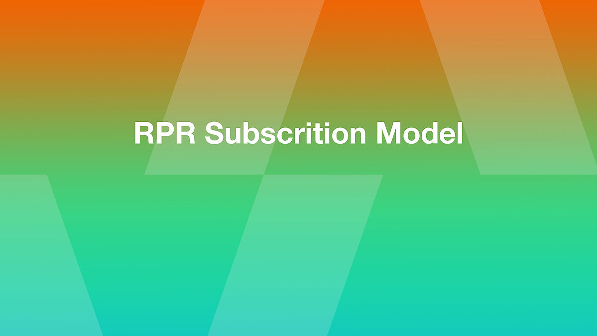 RPR Subscription Model